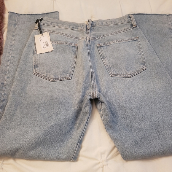 Agolde Criss Cross Straight in Diminsion - Picture 9 of 13